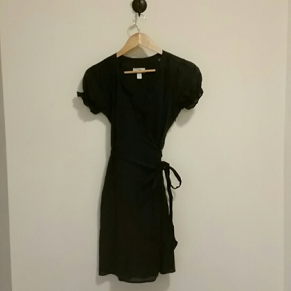 Navy wrap dress - Picture 1 of 4